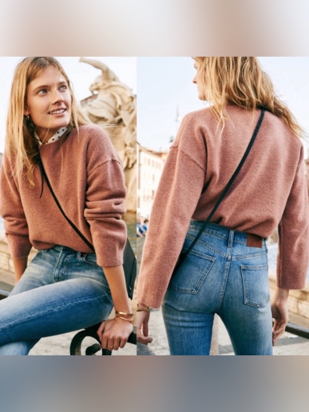 Madewell Connection Crew Neck Sweater